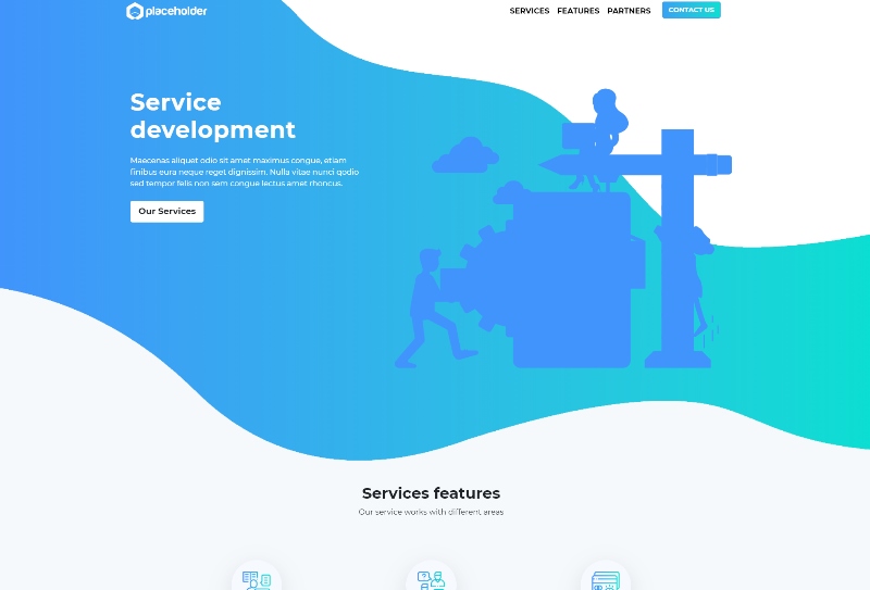 web design agency landing page
